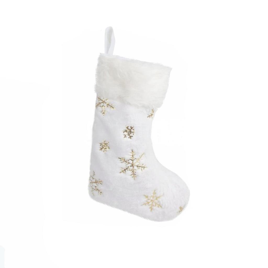 Christmas Socks Decoration Linen Christmas Gift Bag Hanging Gift Socks