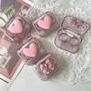Weiß, rosa, gelb, für Brillen, Kosmetik, Kontaktlinsen, Box, Kontaktlinsen-Etui für Augen, Reiseset, Halter, Behälter, Reisezubehör
