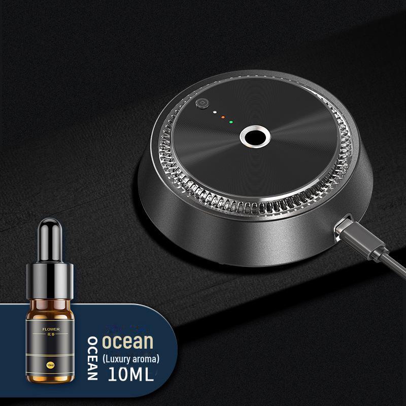 Luxury Aluminum Alloy Car Perfume: High-End Aromatherapy Accessory for Interiors