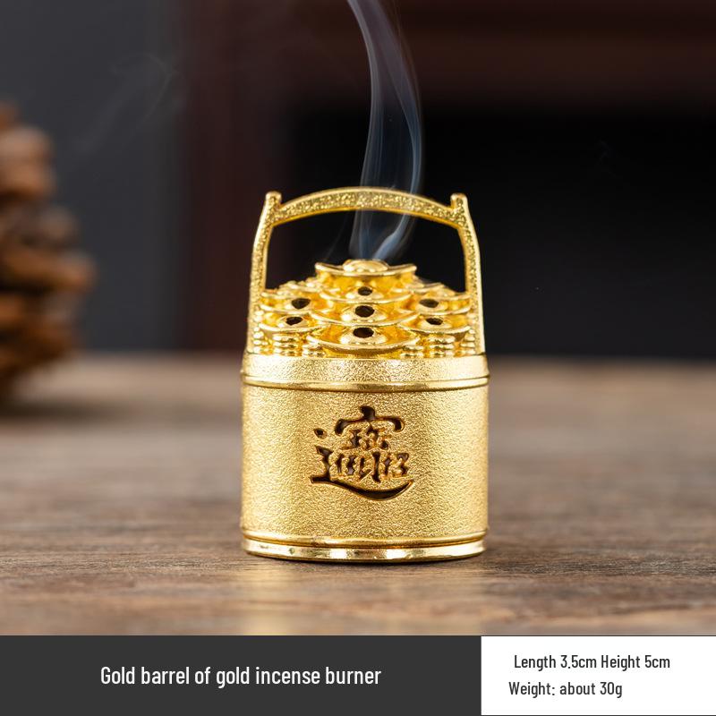 Creative Alloy Mini Indoor Incense Burner - Perfect for Homes, Hotels, and Small Decorative Spaces