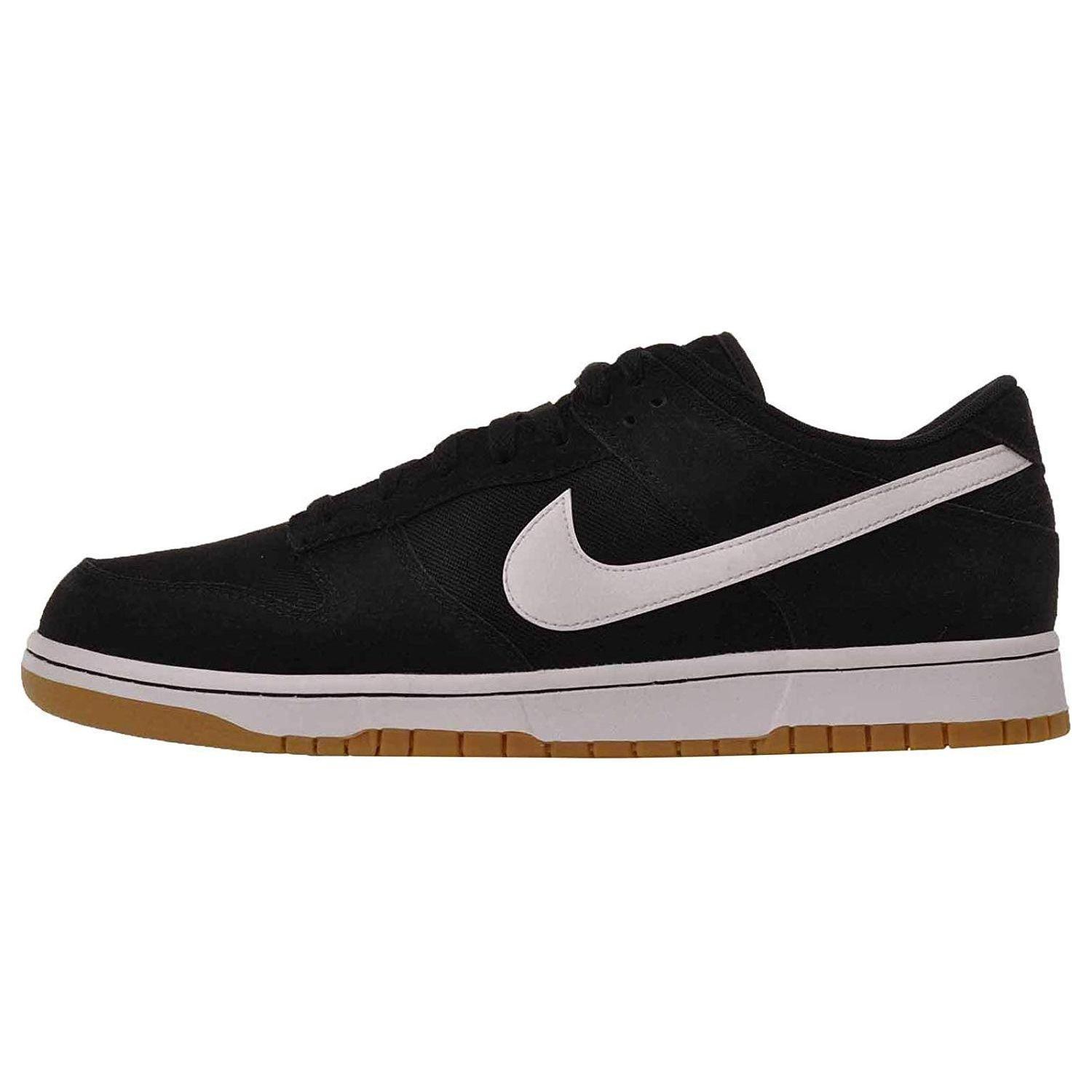 

Nike Dunk Low Canvas Черные мужские кроссовки бело-черные AA1056-001