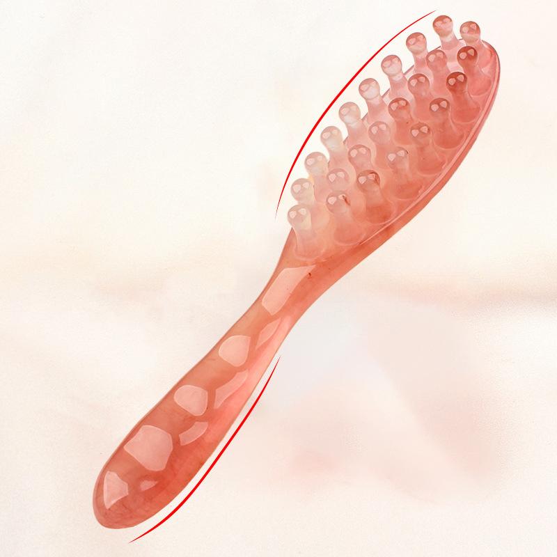 Scalp Relaxation Massage Comb Massage Body Face Lifting Eye SPA Massage Plate Resin Multi-functional Scraper Tool Men Woman