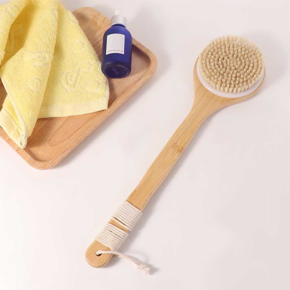 Anti-slip Back Scrubber Long Handle Scrubbing Brush Daily Use Shower Brush  Home