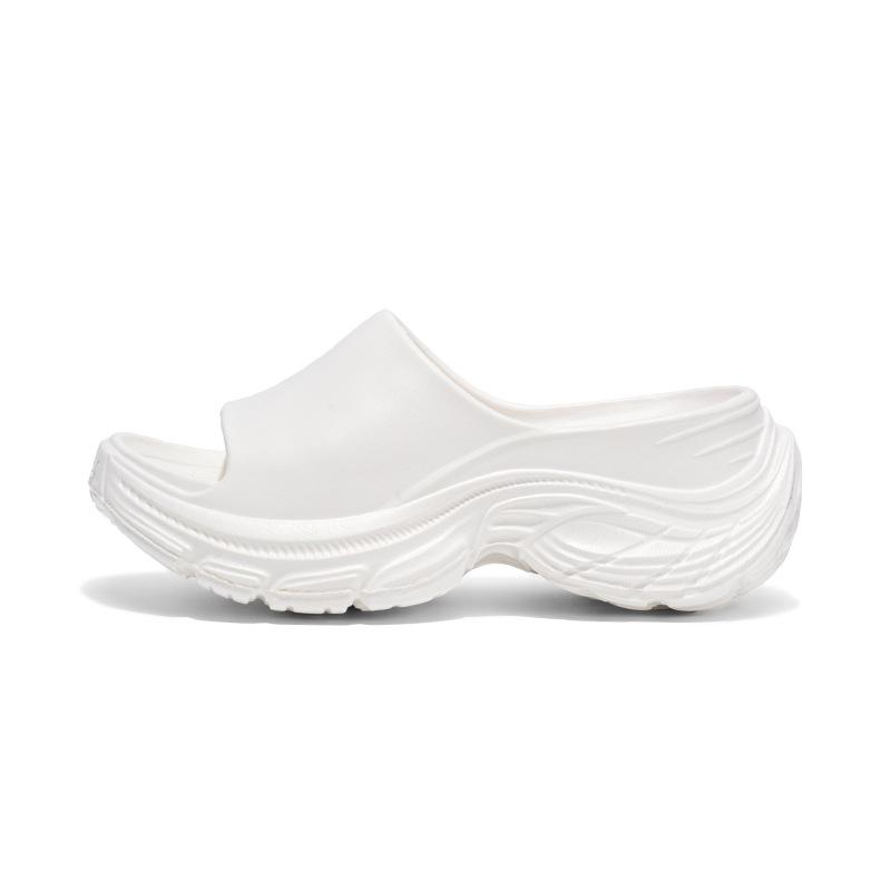 22 new one-word slippers summer wear thick-soled heightening beach cool slippers