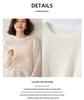 2025 Slimming Solid Color Cashmere Cardigan - Hollowed-Out, Age-Reducing, Versatile Women's Commuter Top