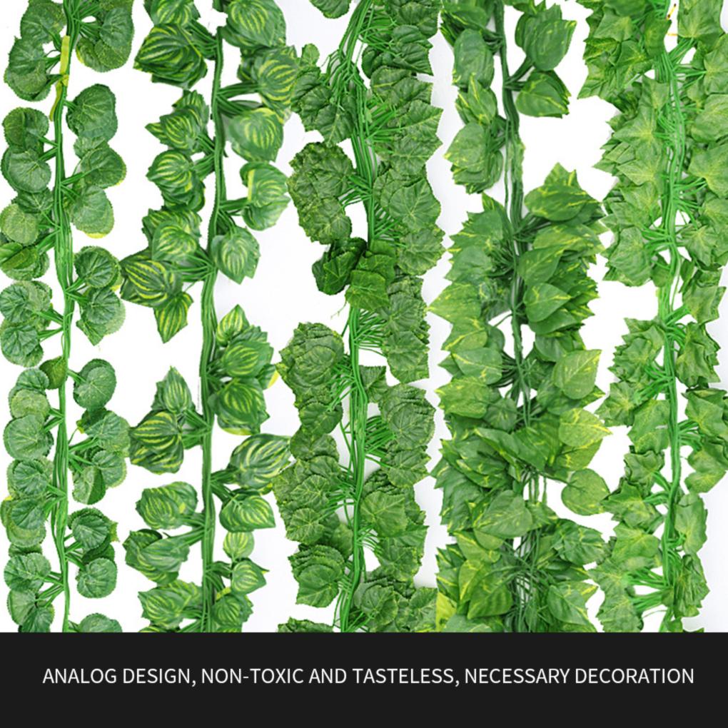 Artificial Hanging Plant Fake Vine Ivy Garland Wedding Decor 1/12X