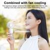 Portable Handheld Misting Fan 4 Speeds Strong Airflow Low Noise Battery Operated Rechargeable Mini Personal Cooling Fan