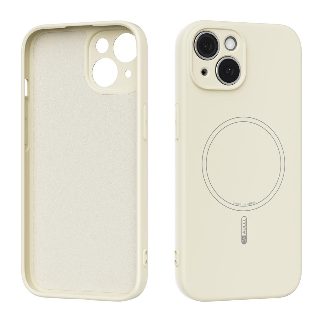 ABEEL For iPhone 13 Case Compatible with MagSafe Skin Touch Liquid Silicone Phone Back Cover