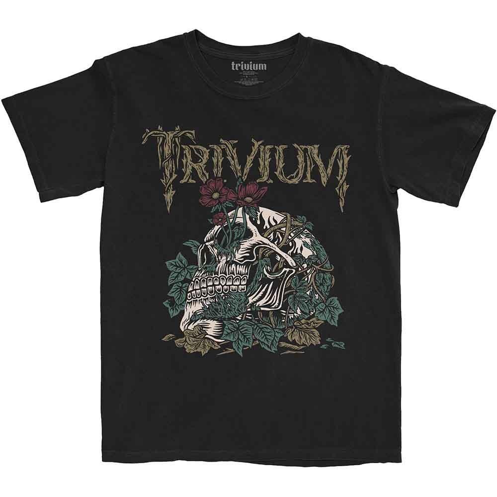 Trivium Skelly Flower TShirt Unisexs