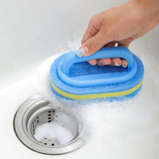 Cleaning Brush Bathtub Floor Sink Dish Scrubber Easy to Use Handcrafted Cleaning Brush Cleaning Accessory