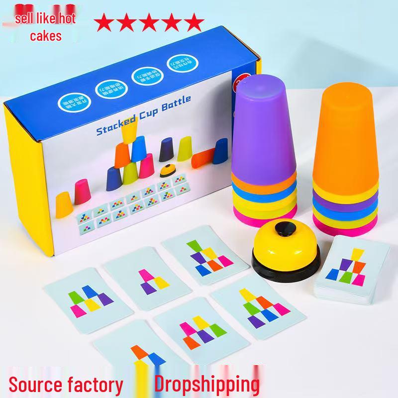 

Children s Educational Stacking Cups Game: Early Learning Toy for Kids