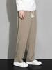 Dingfengbaoluo Men's Loose Draped Wide-leg Trousers