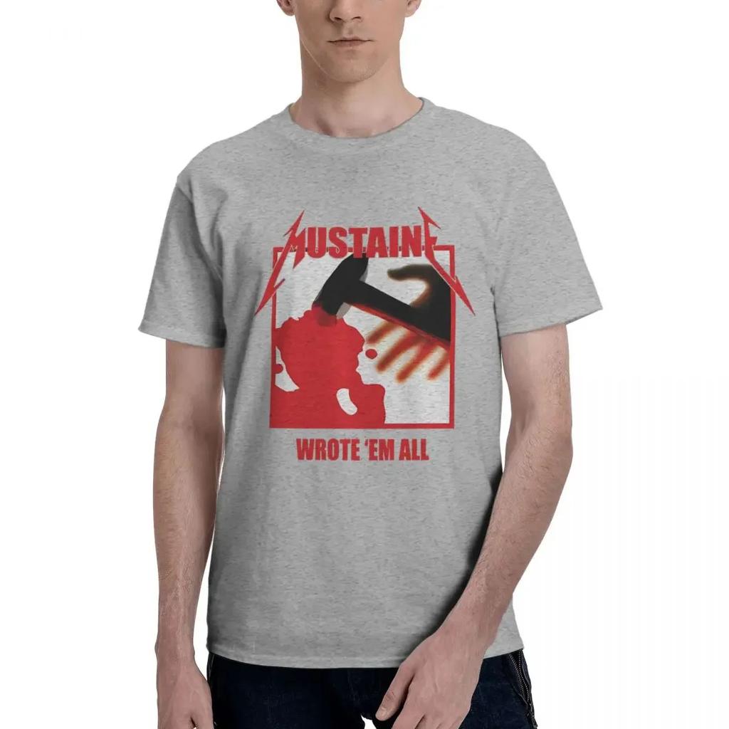 Mustaine Wrote Em All Graphic 100 Cotton Casual Breathable Confortable Unisex Top New In Tops And Tshirts T Shirt Unisex