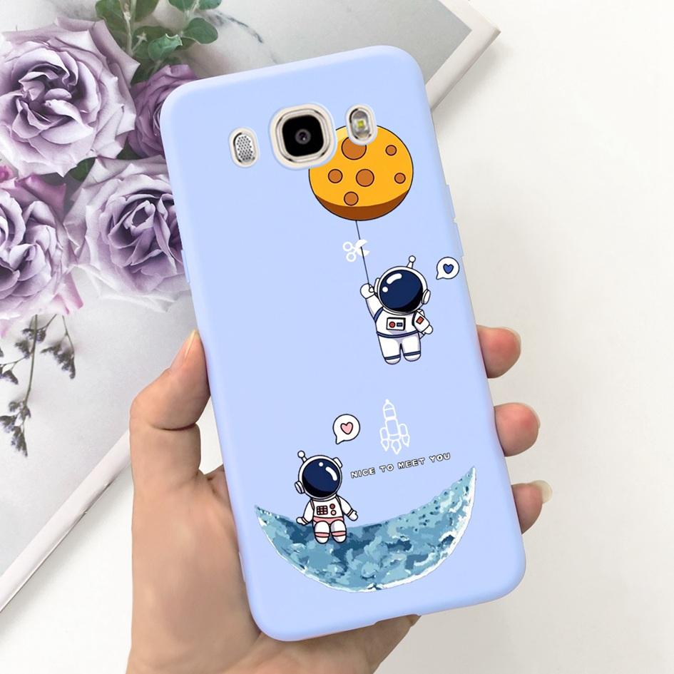 For Samsung Galaxy J7 J5 J3 2016 Case SM-J320F J510F J710F Phone Cover Cute Astronaut Silicone Bumper For Samsung J2 2016 Fundas