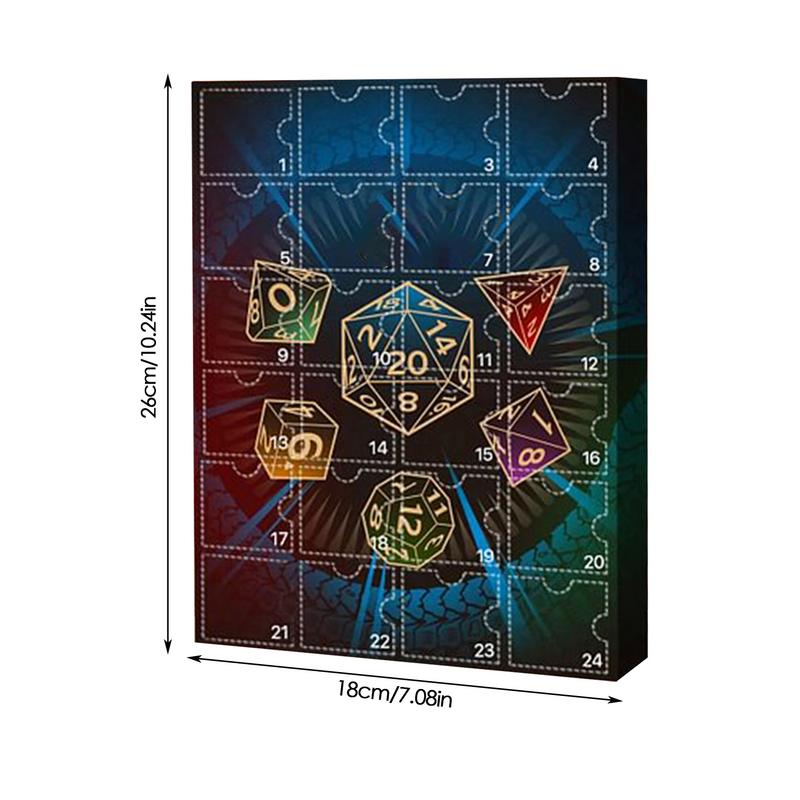 Dungeons Advent Calendar 24 Days Christmas Countdown Calendar Christmas Advent Calendar Miniature Game Figures Set Gifts for Kid