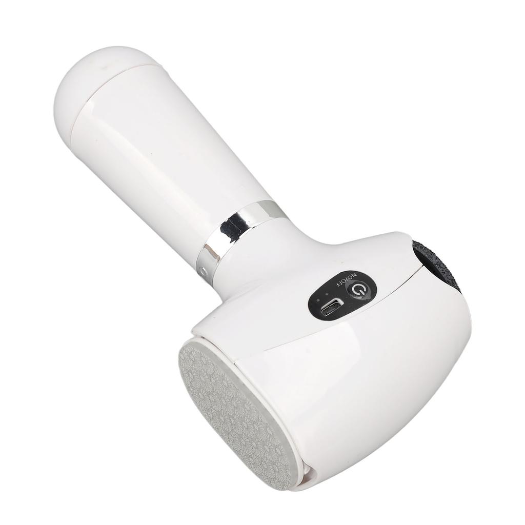 Electric Foot File Nano Glass Corns Removal Automatic Chargeable Smooth Skin Foot Grinder White