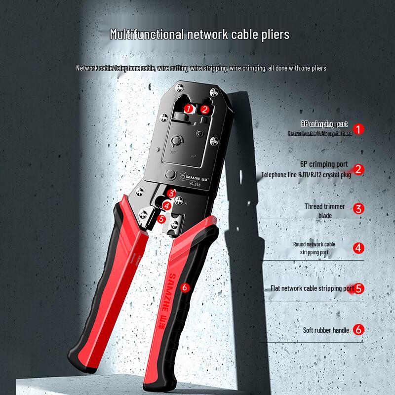 Shanze Multifunction Network Cable Crimping Tool