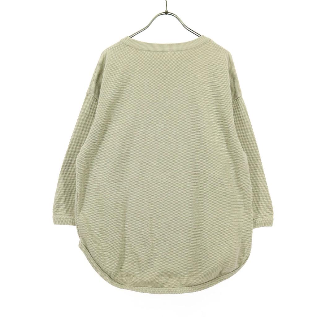 Crepuscule 7 Minutes Sleeve Crew Neck Cut F Beige Women Used