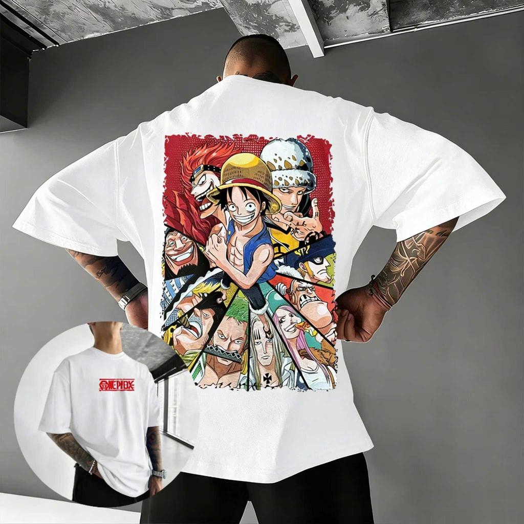 2026 Summer One Piece Luffy Cartoon Anime Graphic T‑Shirt Unisex Kawaii Cosplay Y2K Casual Top Women And Men T-shirt