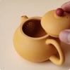 Handmade Huang Duan Ni Zisha Teapot - Mini Chinese-Style Filtered Tea Infuser for One Person