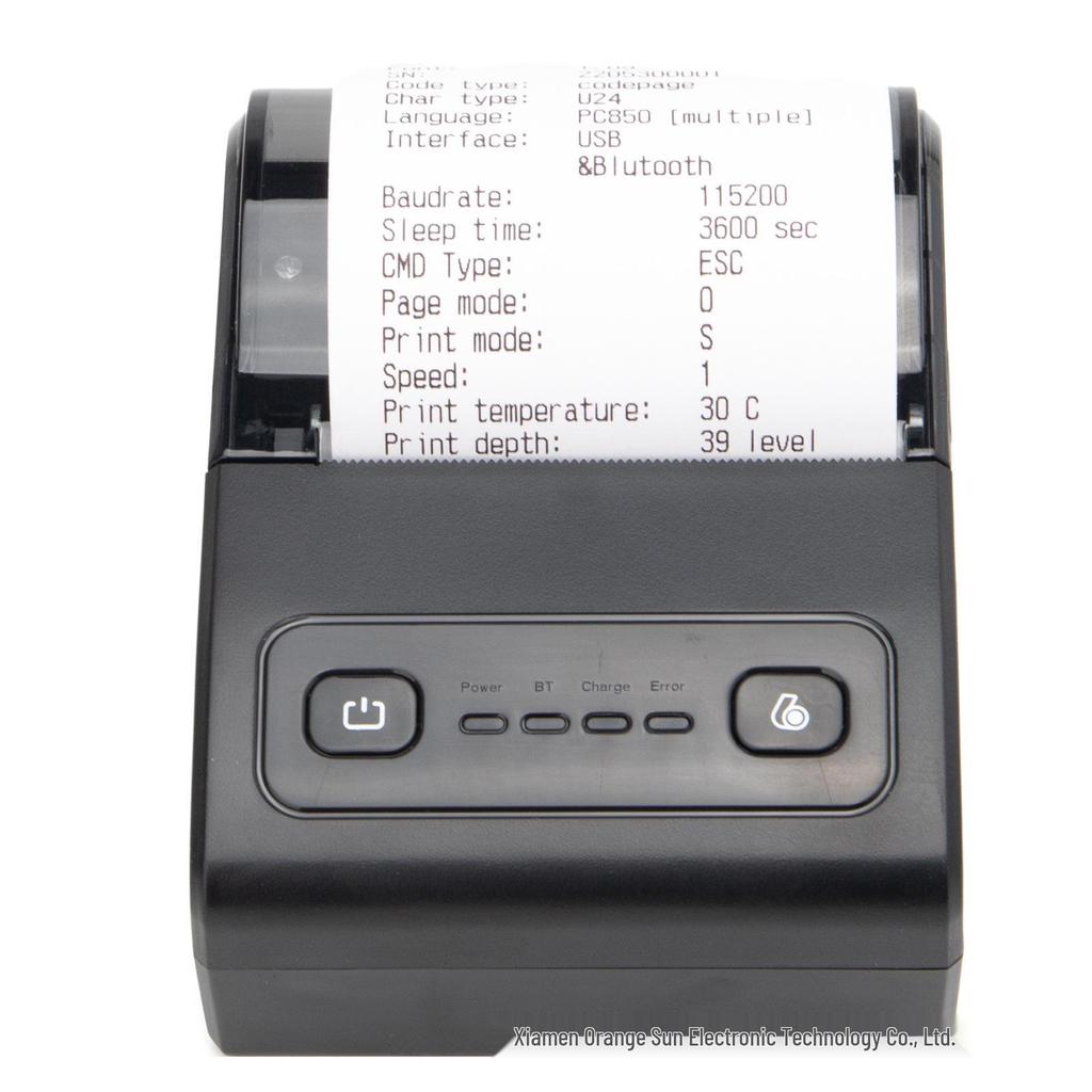 Portable 58mm Bluetooth Thermal Receipt Printer for Cross-Border E-Commerce