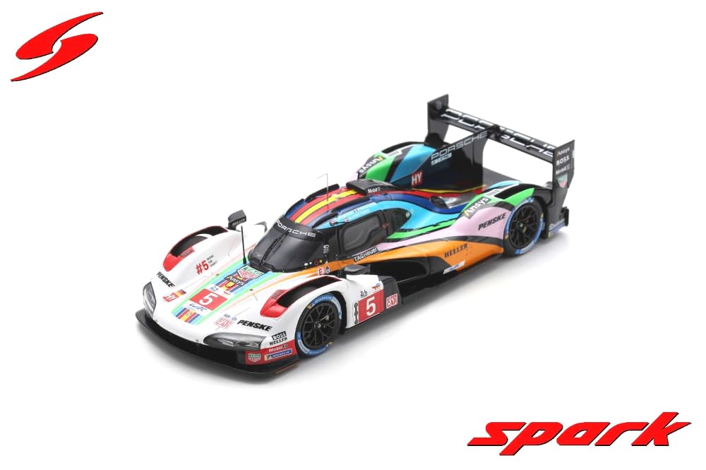 Spark Porsche 963 Penske Motorsports 2023 Le Mans 24 Hours Makowiecki Completed Product 1/43 #5 D. Cameron/M. Christensen/F.