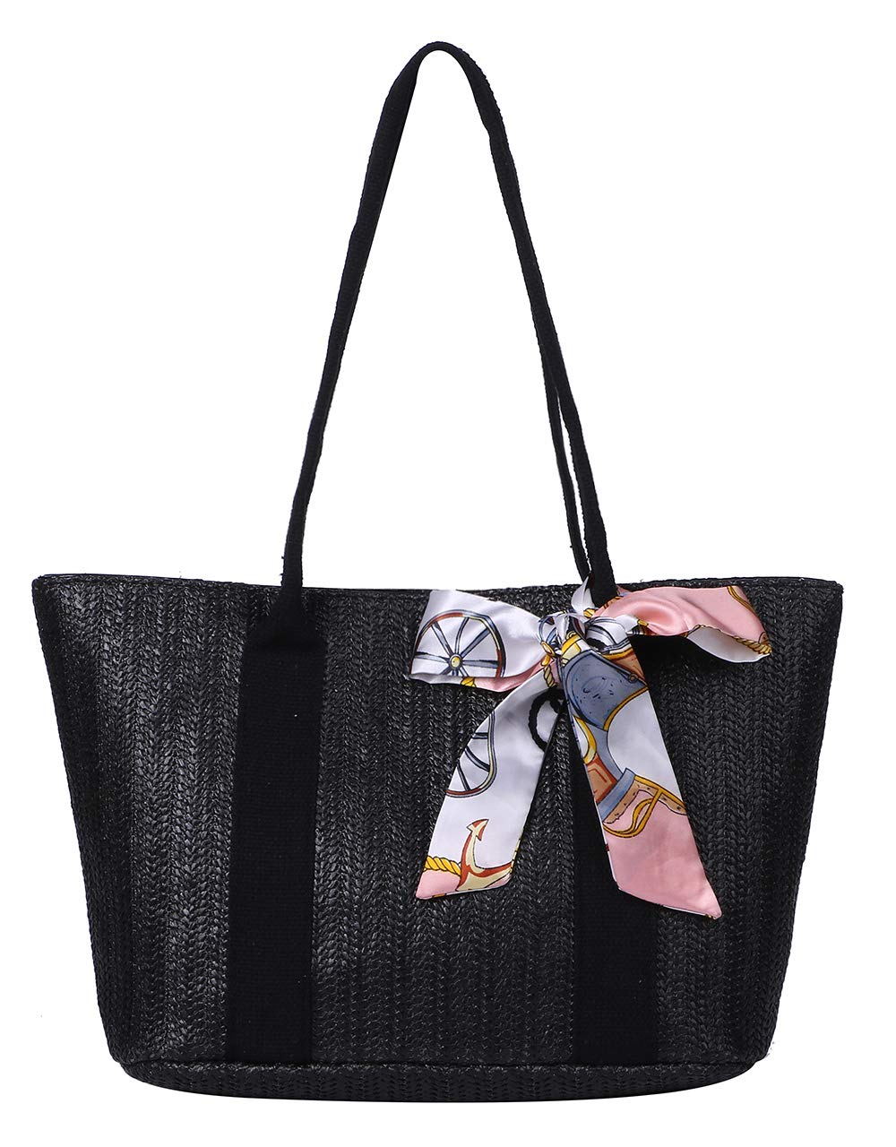 

Плетеная сумка-тоут Angel Moon, Плетеная сумка-тоут, Плетеная корзина с шармом-шарфом, Большая, Элегантная, Прочная, С ручкой, Для взрослых, Женщин, В офис, Повседневная, Для путешествий,