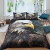 Eagle Duvet Cover Set Queen Size for Adults Animals Pattern Bedding Set Stylish Decorative Bird Comforter Cover