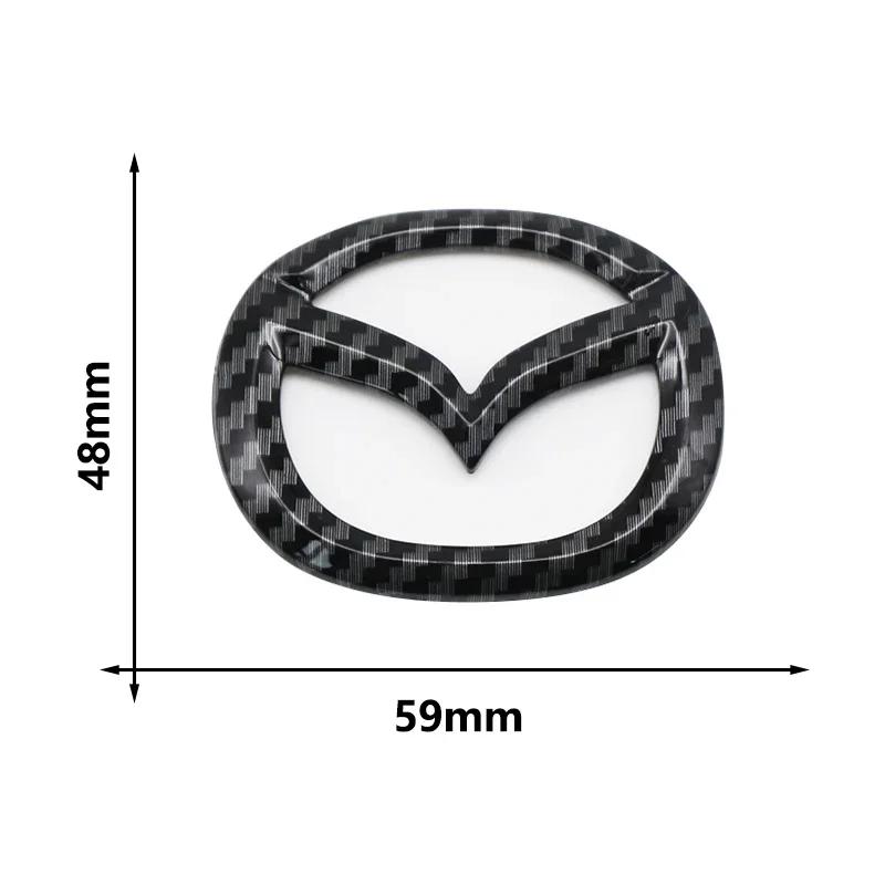 2025 Caldo 1 pz ABS Adesivo Emblema Centrale Volante Auto per Mazda 3 CX3 CX4 CX5 CX7 CX8 CX9 CX30 RX7 Atenza Axela Decorazione Interna