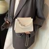 Pearl Simulated Fashion Decoration Crocodile Pattern Women Casual Square Bag