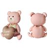 3D Matte Standing Bear Foil Balloons Assembling Boy Girl Baby Bear Ball Wedding Birthday Party Decor Baby Shower Gifts Supplies
