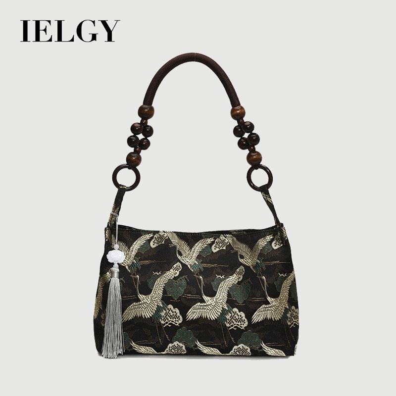 IELGY Summer Shoulder Armpit Bag Large Capacity Commuter Portable Bucket Bag