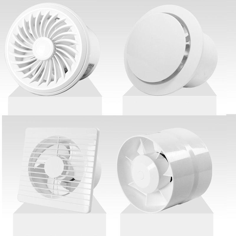 Ventilator 15W 4''6'' Exhaust Fan Adjustable Speed Duct Fan Kitchen Airflow Attic Pipe Ventilation Extractor Air Cleaning Fan