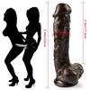 Soft Sexy Huge Dildo Realistic with Suction Cup Strap-on Big Dick Female Masturbator Adult Sex Product Toys for Adult Woman Couples Lesbian