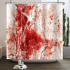Halloween Shower Curtain Horror Night Bloody Hands Spooky Zombie Skull Scary Halloween Waterproof Bath Bathroom Shower Curtain