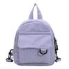 Damenmode, Reise, kleine Tagesrucksäcke, leicht, schlicht, Cord, Doppel-Schultertasche, Schulrucksäcke