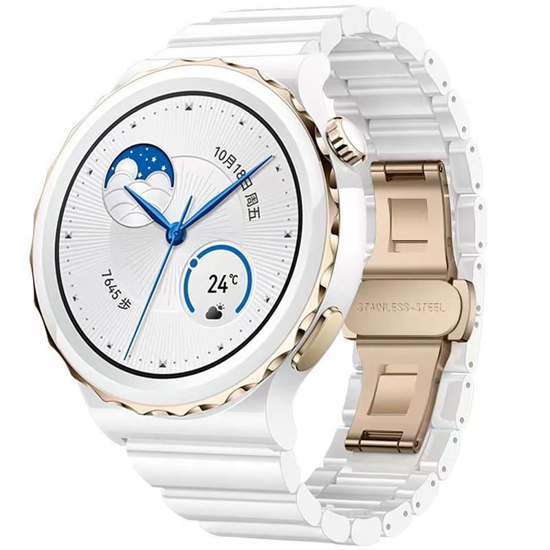 Cinturino in Ceramica 22mm 20mm per Huawei Watch GT3 Pro 46mm/43mm Bracciale in Metallo Cinturino da Polso per Samsung Watch 5/4/3 Amazfit GTR/Stratos
