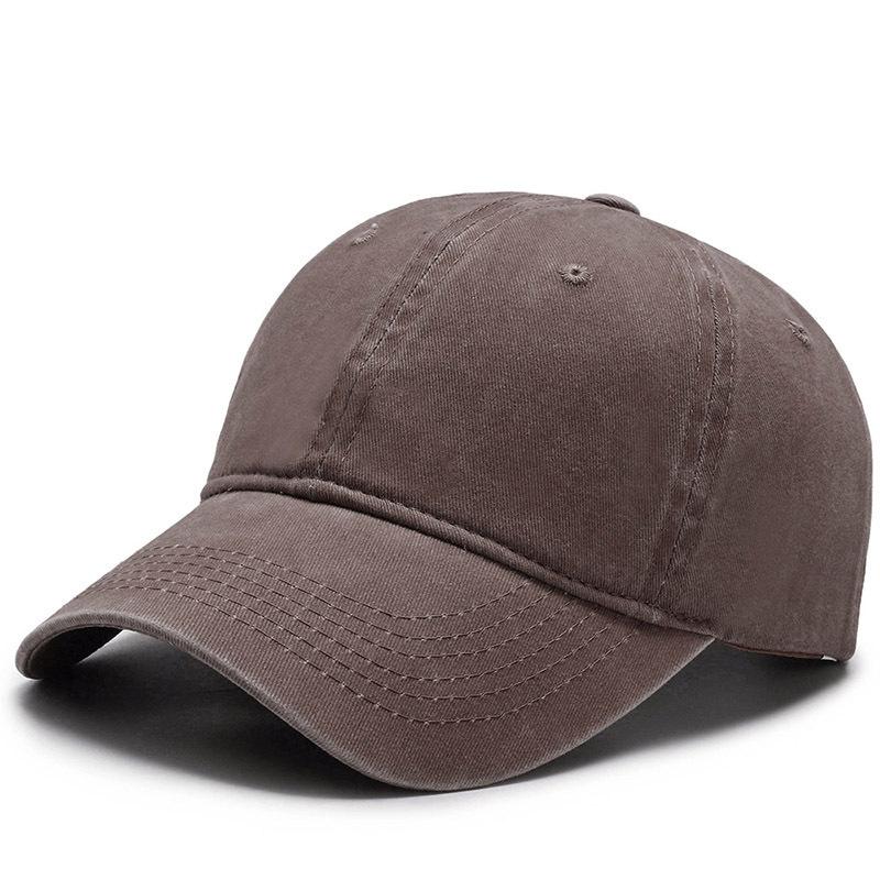 American Hat Washed Hat Men'S Casual Baseball Cap Outdoor Embroidery Big M Trendy Versatile Sunscreen Hat