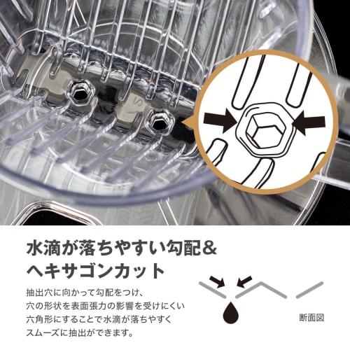 Atlas Cafe Link Coffee Server, 850mL, and Dripper Set for 2-4 Cups, Tabletop, Insulated, and Thermos-Compatible, Trapezoidal Design, Direct Drip, Blac