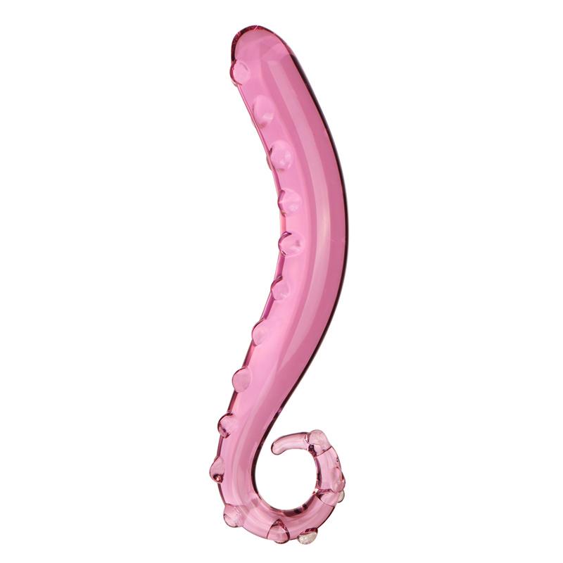VaHppy Atypical  Seahorse Transparent/Pink Glass Dildos Penis  Masturbators for Women Gay Sex Toys  Anal Plugs Adult Products