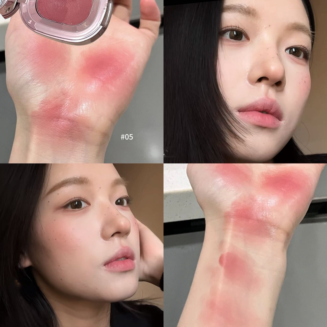 

Herorange Silky Satin Multi-Use Cream, Delicate Texture, Long-Lasting, Non-Smudging, Three-In-One for Lips, Cheeks, and Eyes, Suitable for All Skin 1.8g