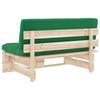Vidaxl Ogrodowa Sofa Środkowa Z Palet, Impregnowane Drewno Sosnowe