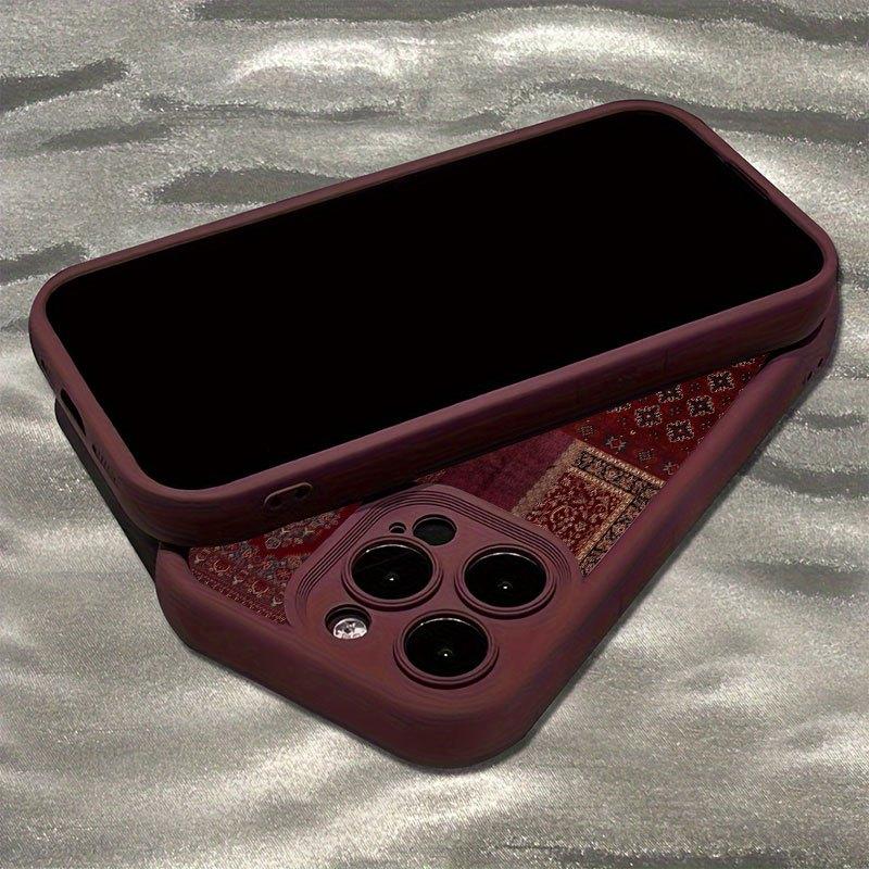 Collage Persian carpet pattern phone case suitable for iPhone 17 16 15 14 13 12 11 Pro/Max/Plus anti drop and shockproof