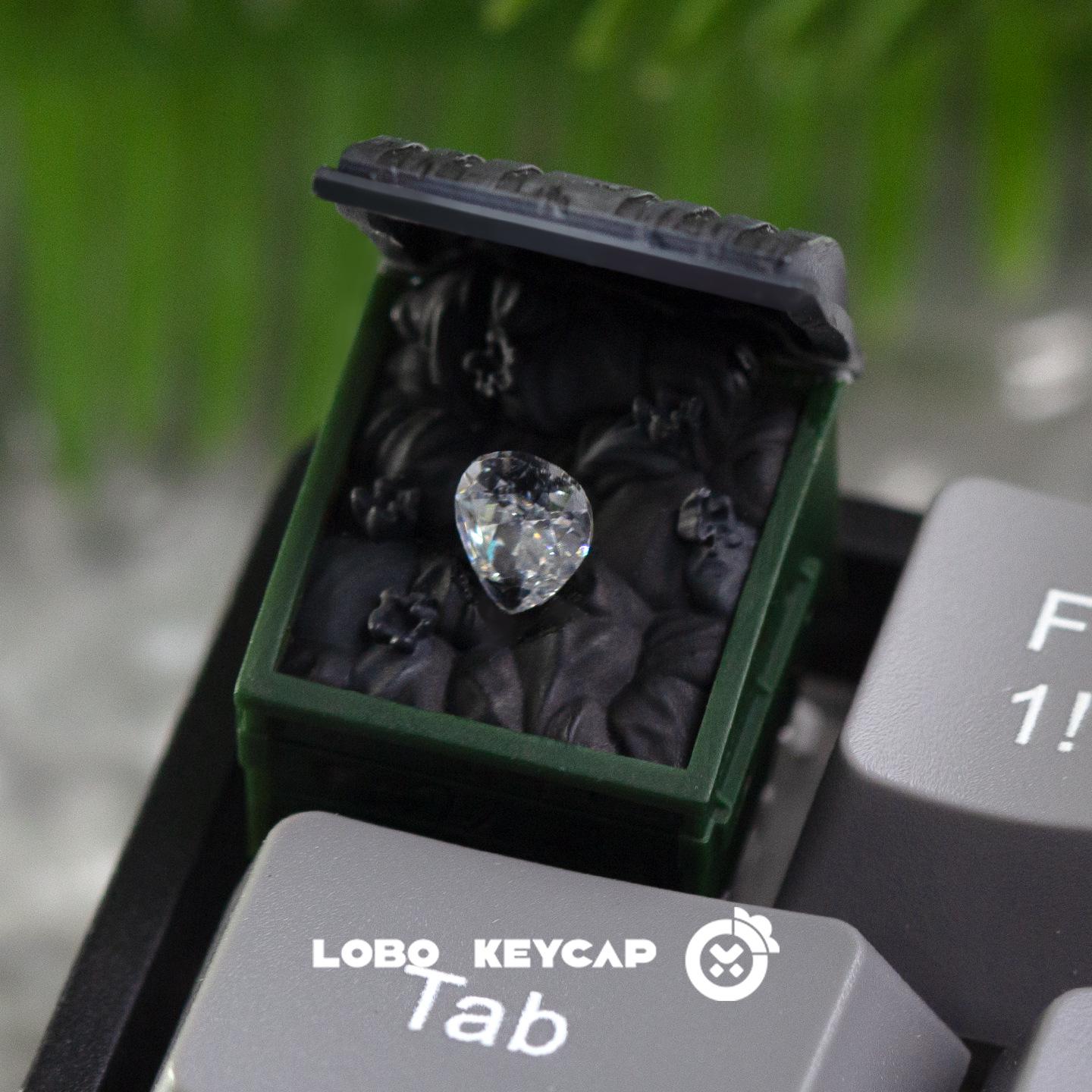 

Delta Ocean s Tear Heart of Africa Resin Keycap - Custom ESC Gift