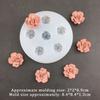 1Pieces 3D Rolled Rose Shape Silicone Mold Fondant Chocolate Mold Candle Soap Mold Cake Decorating Tool Outdoor Tableware