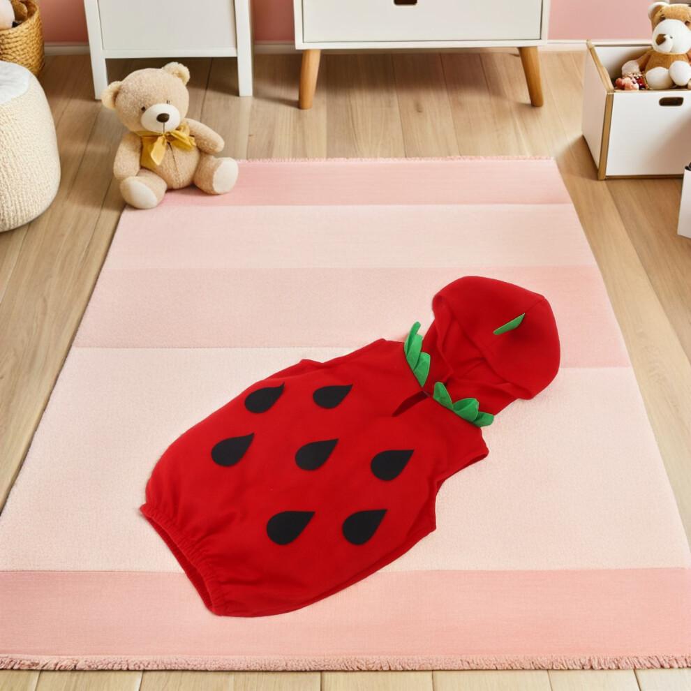 Strawberry Costume For Boys And Girls Realistic Fruit Costume Hood For Halloween Outfit And Stage Performances Years