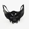 Half Face Japanese Mask Halloween Evil Devil Party Mask Toy Demon Samurai Mask Masquerade Party Wear Accessories