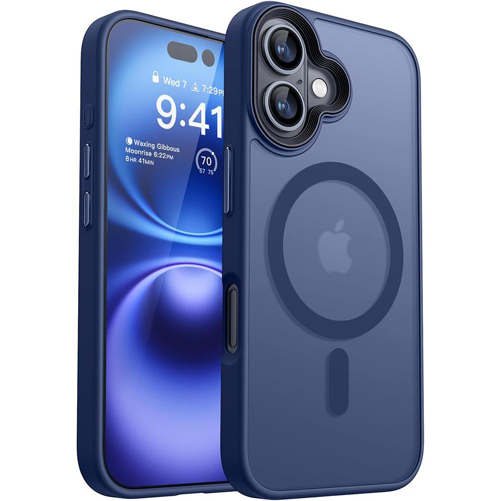 Strong Magnetic Magsafe Wireless Charging Case For iPhone 16 16E 15 14 13 12 Pro Max Plus Hybrid Military Grade Shockproof Cover