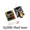 1-10pcs KY-008 650nm Laser Transmitter Module with Laser Sensor Module Non-Modulator Tube Laser Receiver Module Kit for Arduino 7