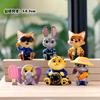 Zootopia Figure Set 4 Styles, Cute Cartoon Animal Characters PVC Collectible Model Toys, Best Gift for Kids Fans